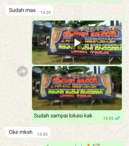 Pengiriman Papan Bunga Domas Bulukerto