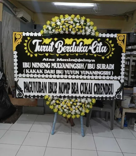 Papan Bunga Duka Domas Bulukerto