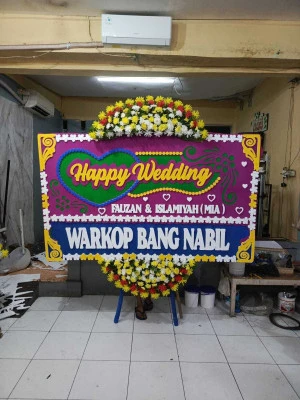 Papan Bunga di Domas Bulukerto