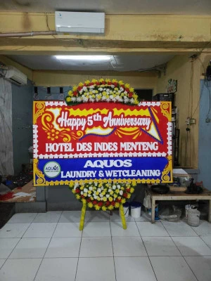 Papan Bunga di Domas Bulukerto