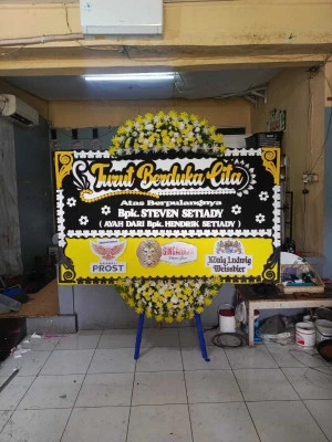 Papan Bunga di Domas Bulukerto