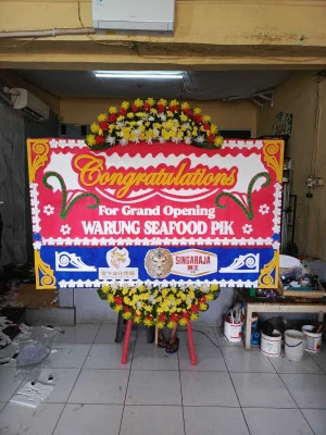 Papan Bunga di Domas Bulukerto
