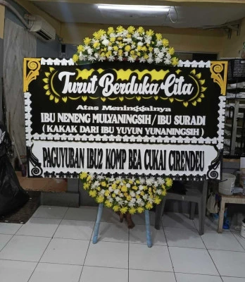 Papan Bunga di Domas Bulukerto